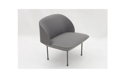 Armless Guest Chair - Grey Fabric