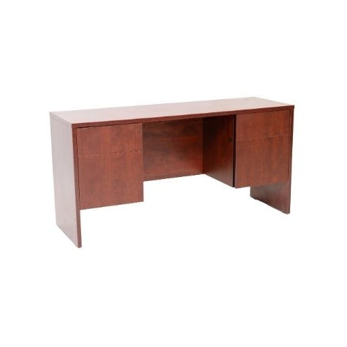 66" Cherry Kneehole Credenza