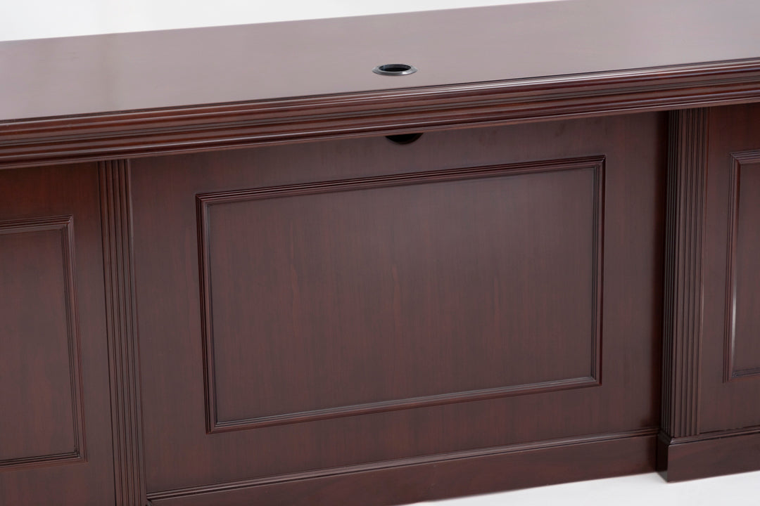 72" Kneehole Credenza - Cherry