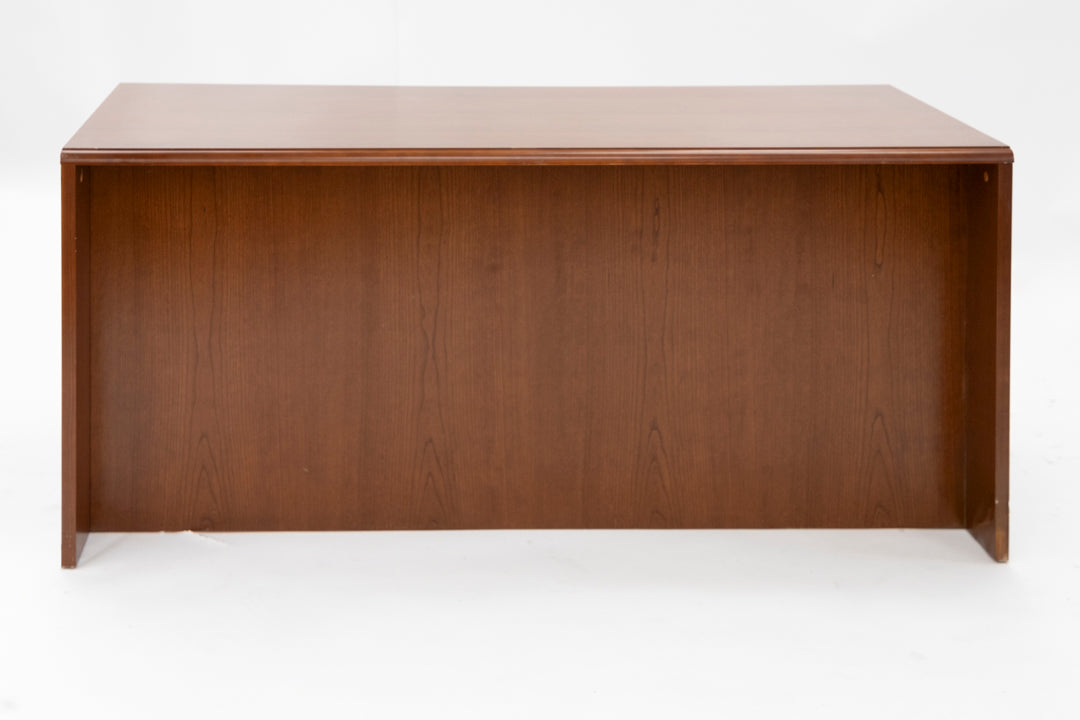 66" Double Ped Desk - Cherry