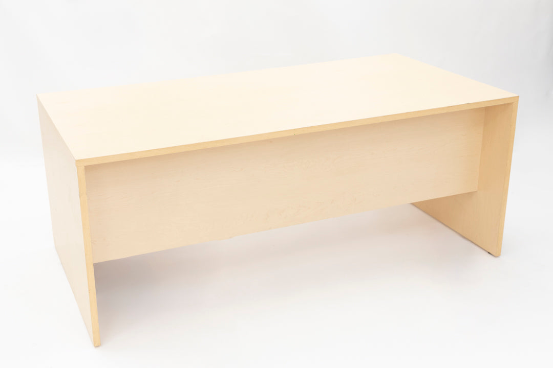 72" Single Ped Desk - Maple