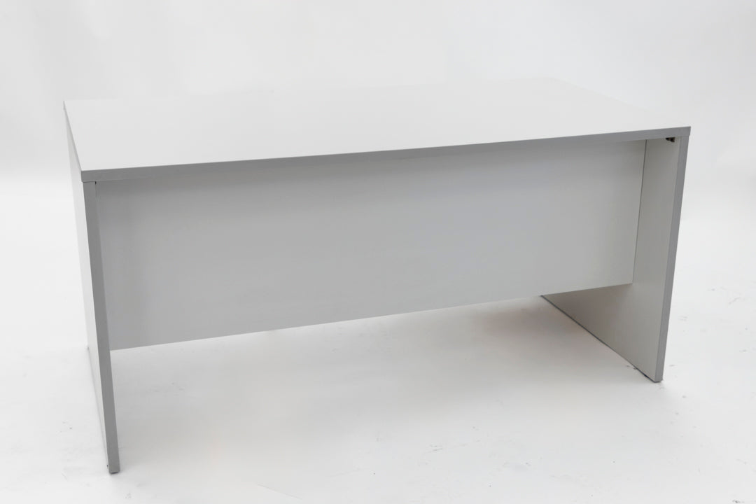 60" Single Ped Desk - Light grey