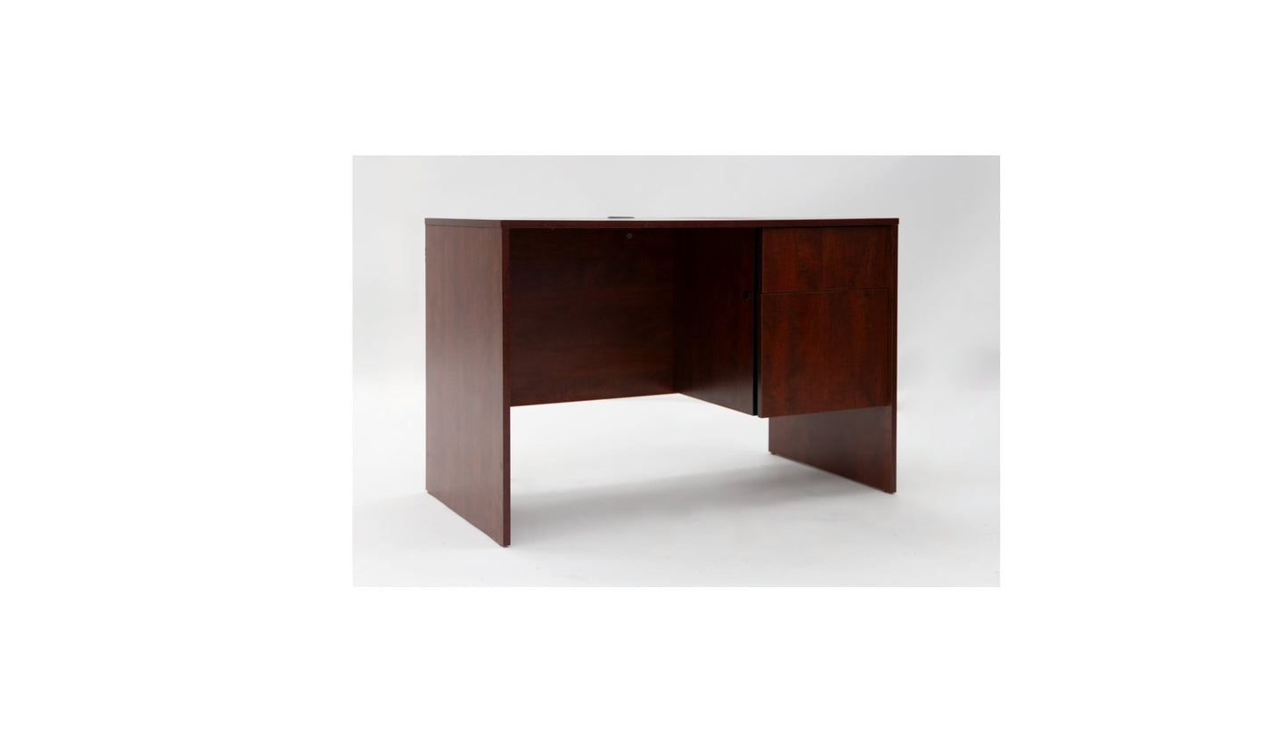 45"W Cherry Laminate Desk