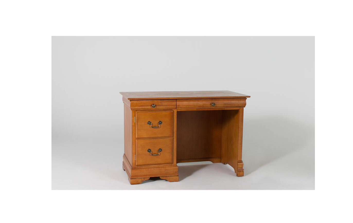 45"W Oak Student Desk