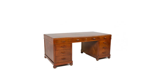 72"W Medium Cherry Desk