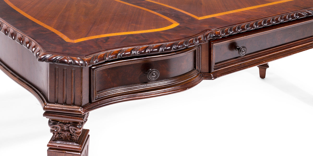 61" Table Desk - Mahogany