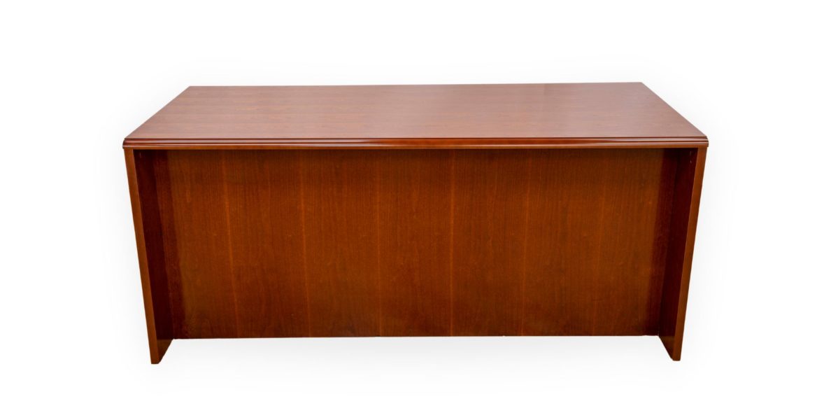 66" Cherry Shell Desk