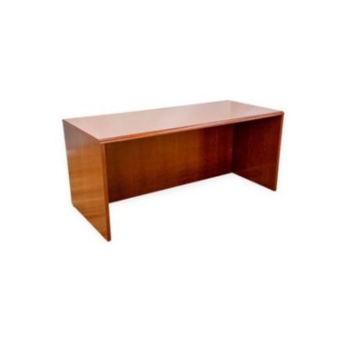 66" Cherry Shell Desk