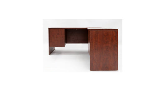 60" x 70" L-Shaped Desk - Cherry