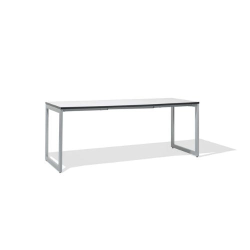 72"W White Table Desk