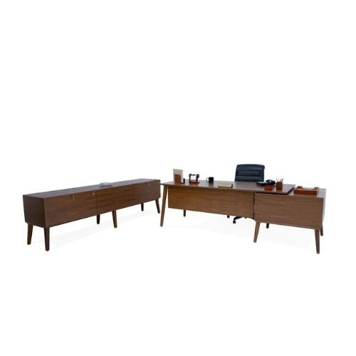 78"W Peninsula Desk