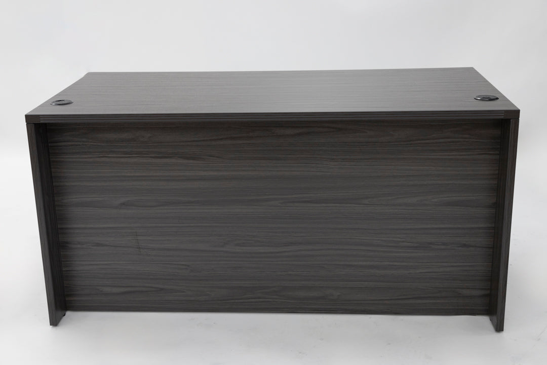 60" Single Ped Desk - Slate Grey