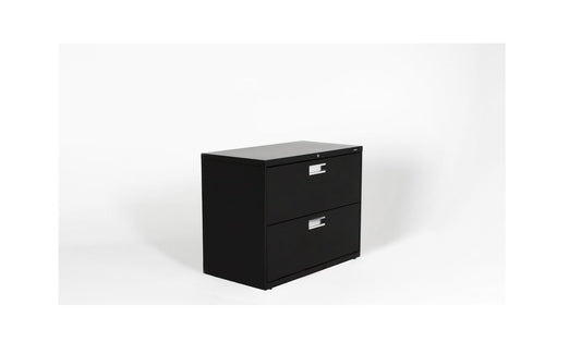 2 Drawer Lateral File- Black