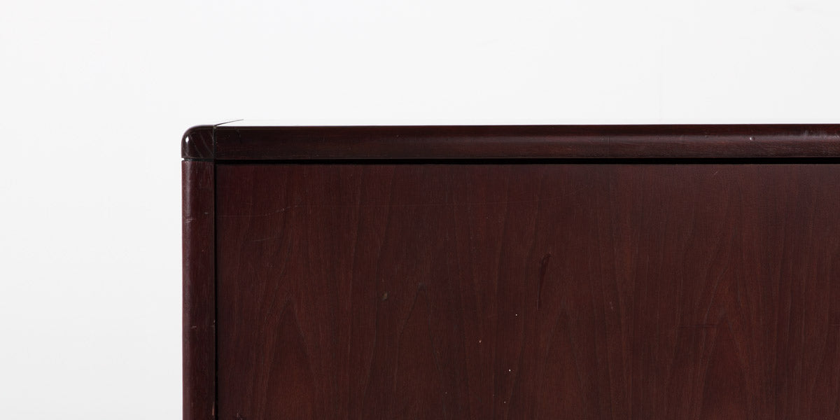 2 Drawer Lateral File in Mahogany