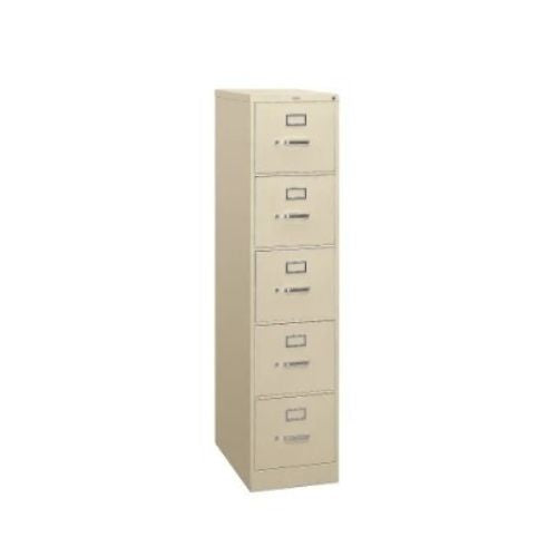 Vertical 5 Drawer File- Putty