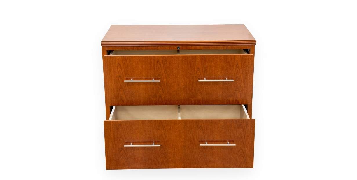 2 Drawer Lateral File with Handles