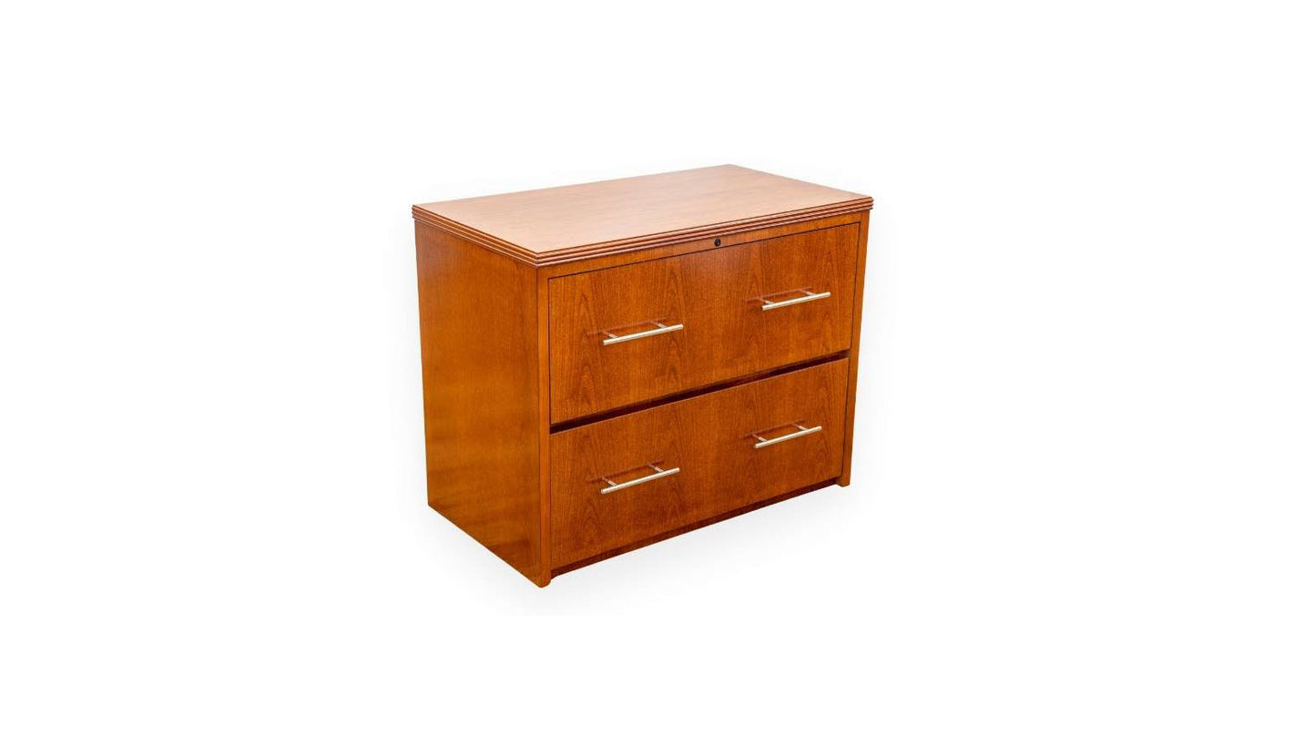 2 Drawer Lateral File with Handles