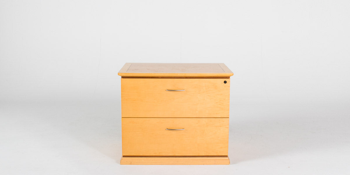 2 Drawer Lateral File - Maple