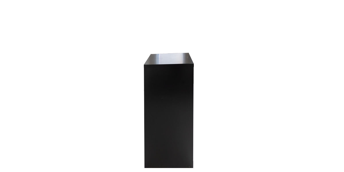 3 Drawer Vertical File in Black