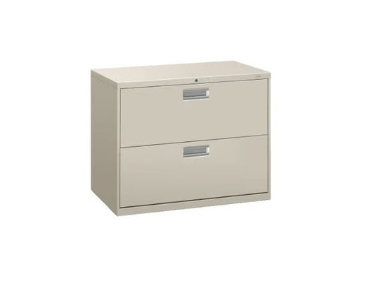 Lateral 2 Drawer File- Light Grey