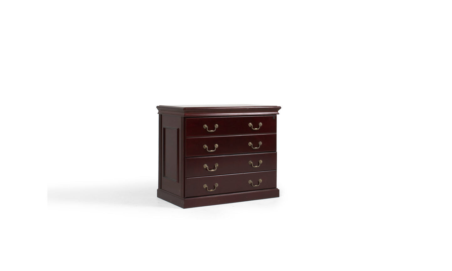 2 Drawer Lateral File- Dark Cherry