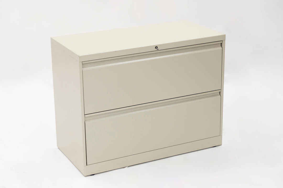 2 Drawer Lateral File - Putty