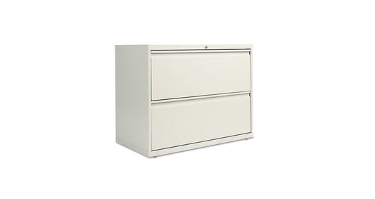 2 Drawer Lateral File - Light Grey 36"