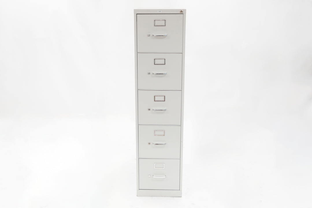 5 Drawer Vertical File - Grey