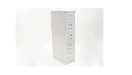 5 Drawer Vertical File - Grey