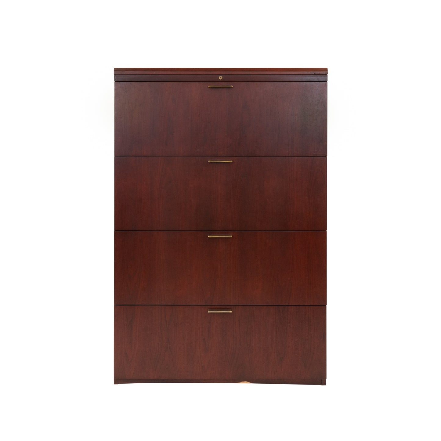 4 Drawer Lateral File- Mahogany