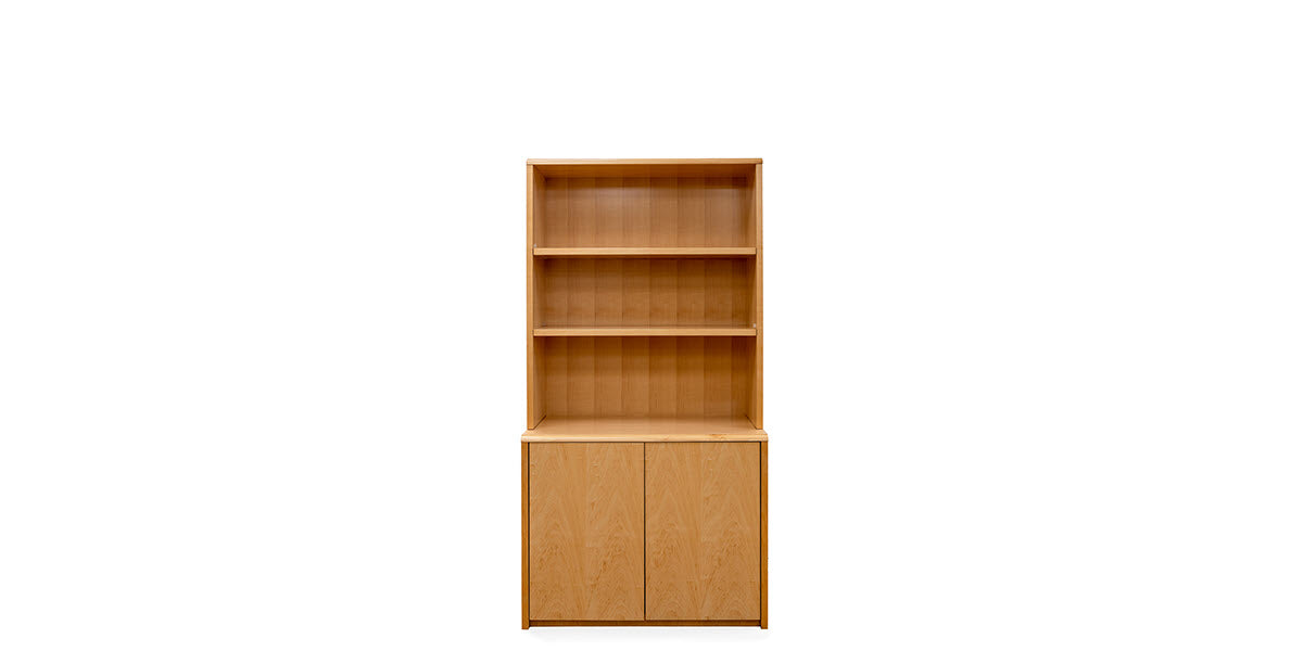 Hutch For Lateral File or Storage Cabinet - Maple