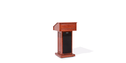 Cherry Podium with Speaker Box