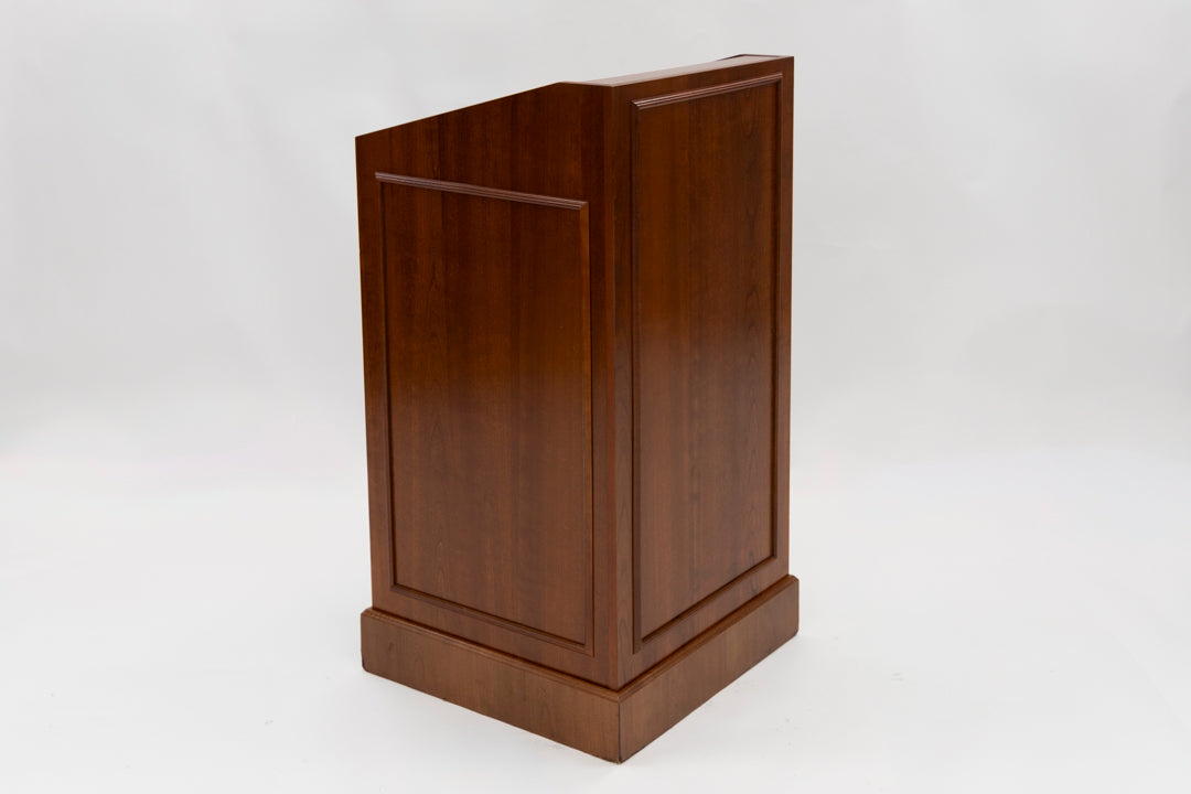 48"H Cherry Podium with Open Shelf