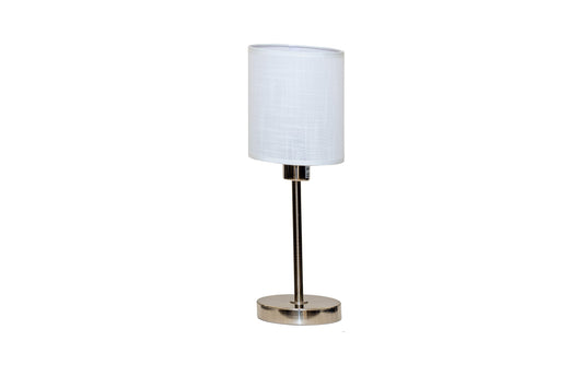12"H Silver Table Lamp