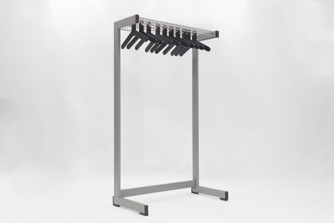 36"w Grey Coatrack with Hangers