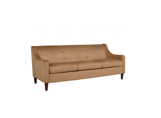 73"W Tan Sofa