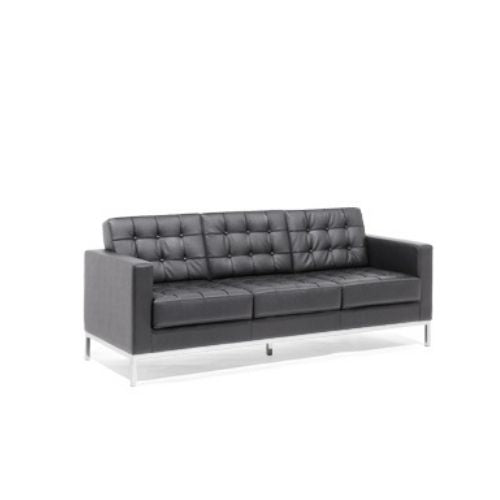 80"W Black loft Sofa