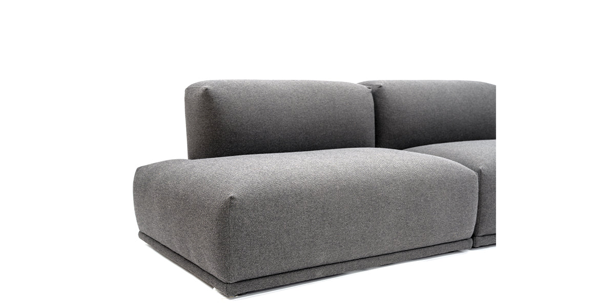 128"W Three Piece Muuto Sofa