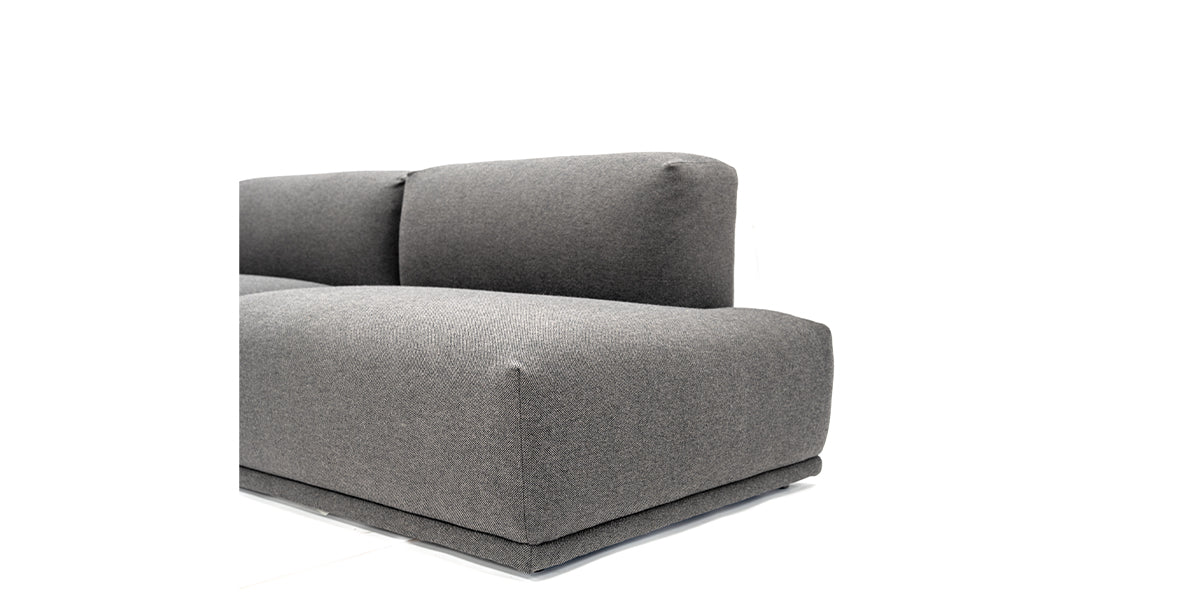 128"W Three Piece Muuto Sofa