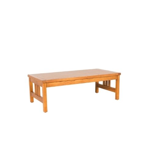 48"W Medium Oak Coffee Table