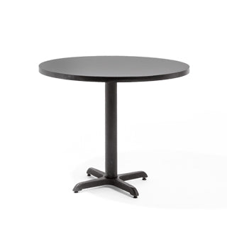 36" DIA Black Laminate Table