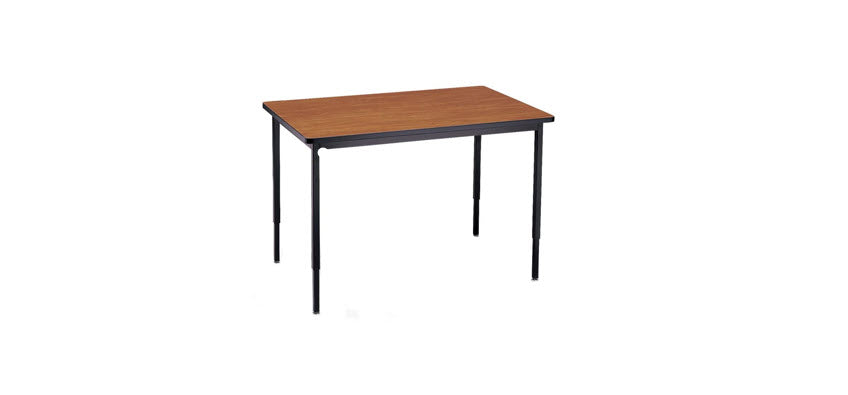 48"w Work Table - Walnut / Black