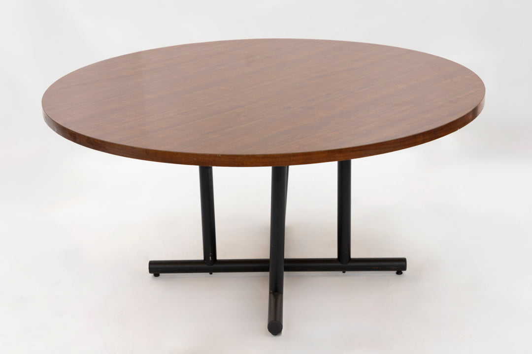 60" Round Conference Table - Walnut