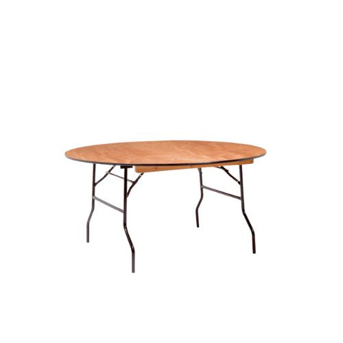 60"DIA Round Folding Table- Unfinished