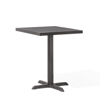 24"SQ Black Laminate Table