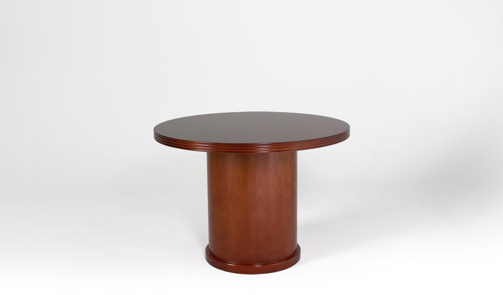42"W Round Drum Base Conference Table