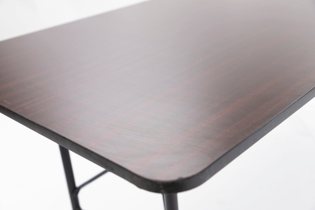 72" x 30" Folding Table - Mahogany Laminate Top