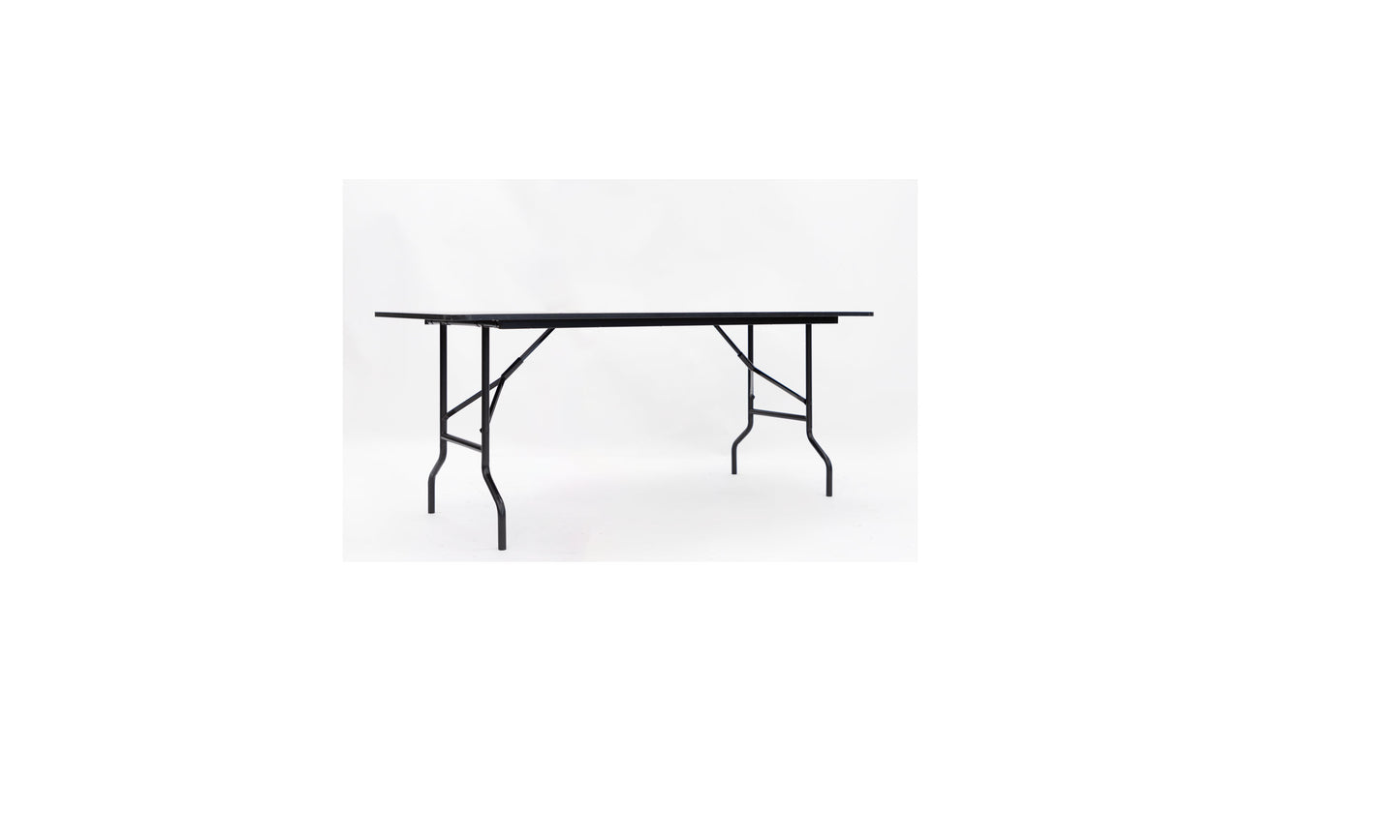 72" x 30" Folding Table - Mahogany Laminate Top