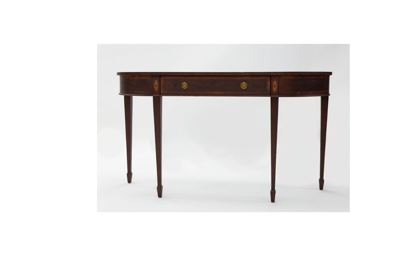 52"W Mahogany Console Table