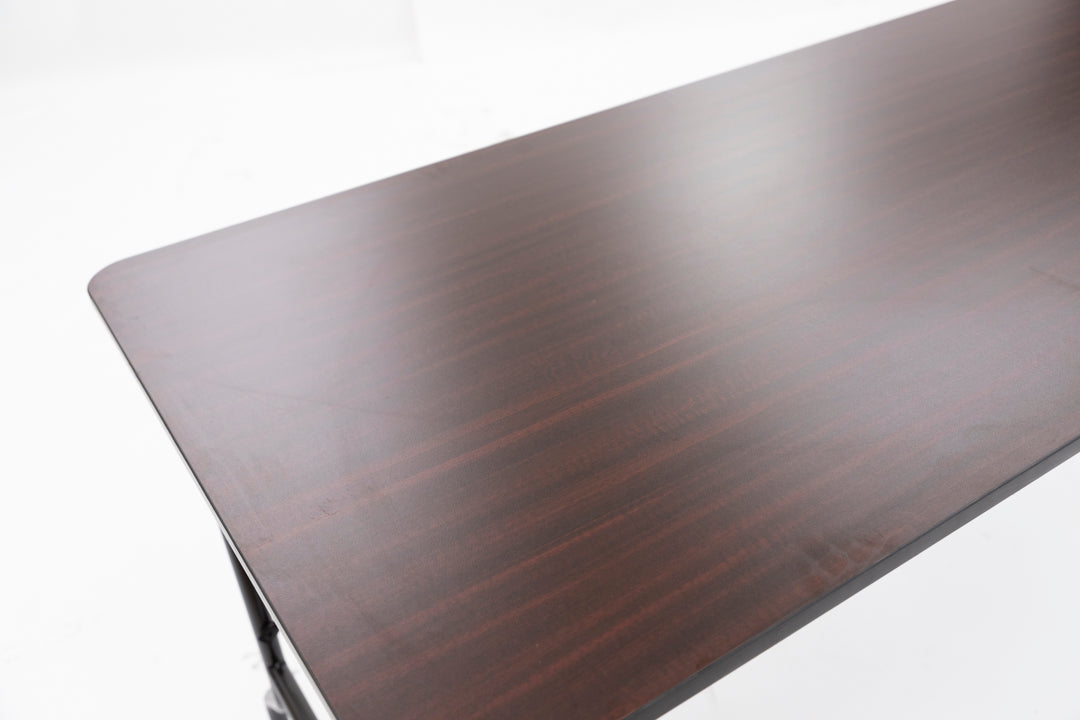 60"x 30" Folding Table- Mahogany Laminate Top